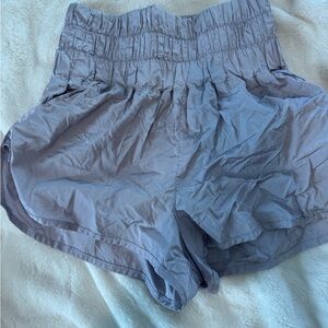 Free people movement light purple High-Waisted Shorts